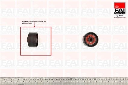 FAI AUTOPARTS Паразитный / Ведущий ролик, зубчатый ремень T9534